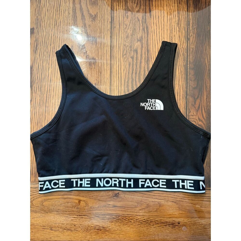 The North Face Black Racerback‎ Bralette Training Tech Sports Bra Large (14/16)
